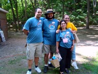Saulo, Mackenzie, Chirles e Adriana